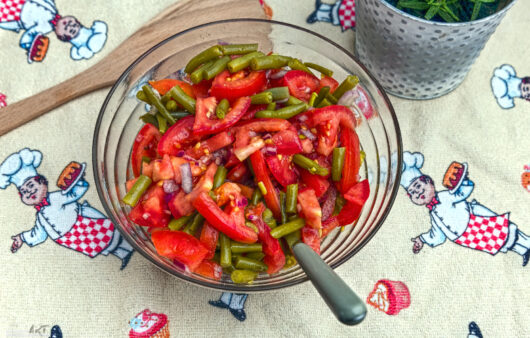 Tomaten Fisolen Salat Rezept