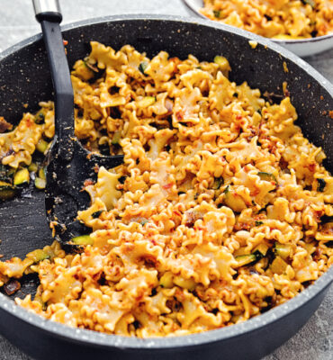 Pasta Tomaten Pesto Zucchini Rezept