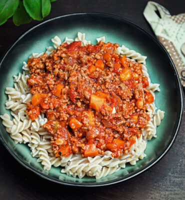 Dinkel Spirelli Bolognese Rezept