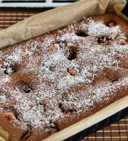 Feigenkuchen mit Schoko-Öl Masse, einfach fruchtig und fluffig, so geht’s!
