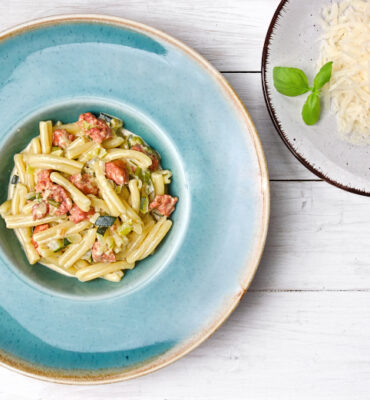 Salsiccia Zucchini Pasta Rezept, schnelle Pasta Rezepte