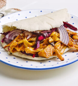 Veganer Döner ohne industriellen Fleischersatz, macht Spaß und schmeckt!