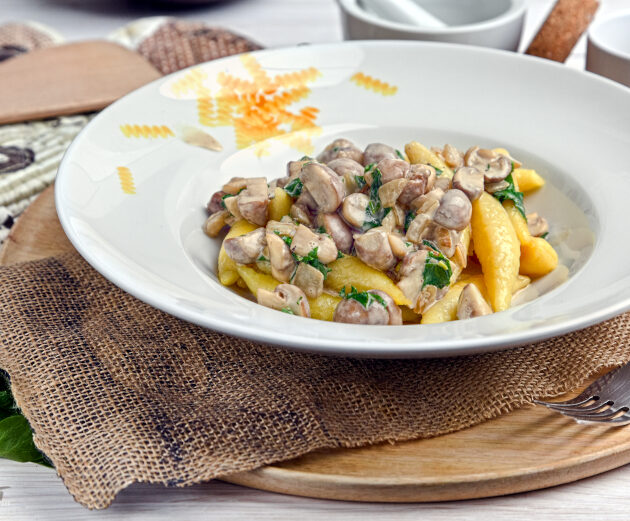 Schupfnudel Champignon Soße Rezept