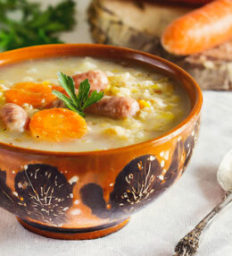 Graupensuppe aus dem Familienkochbuch, fertig in 30 Minuten, ganz einfach gemacht!