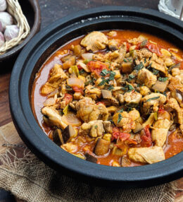 Hühnchen Tajine, der etwas andere Eintopf, schmackhafter Genuss in 45 Minuten!