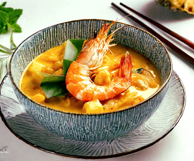 Ananas Shrimps Curry Rezept