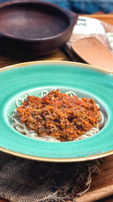 Spaghettini Bolognese asiatisch Abbildung 1