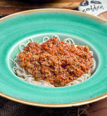 Spaghettini Bolognese asiatisch Rezept