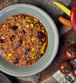 Chili Con Carne Eintopf, auf unsere Art in 30 Minuten ganz einfach, Genuss aus dem Topf