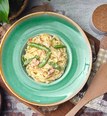Räucherlachs Tagliatelle Rezept