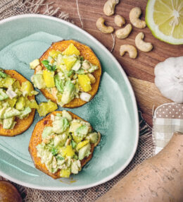Süßkartoffel Avocado Salsa, 100% Genuss, Kartoffel, frische Salsa, einfach schmackhaft!