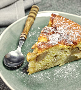 Birnen Schlupfkuchen, einfach und lecker, wie vom Bäcker, fertig in 60 Minuten