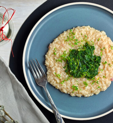 Spinat Risotto Rezept