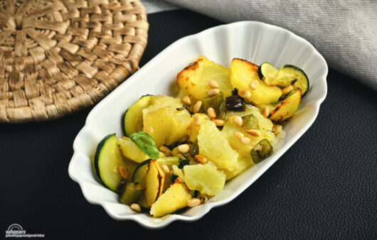 warmer Kartoffel Zucchini Salat Rezept