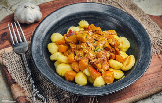 Kürbis Speck Gnocchi Rezept